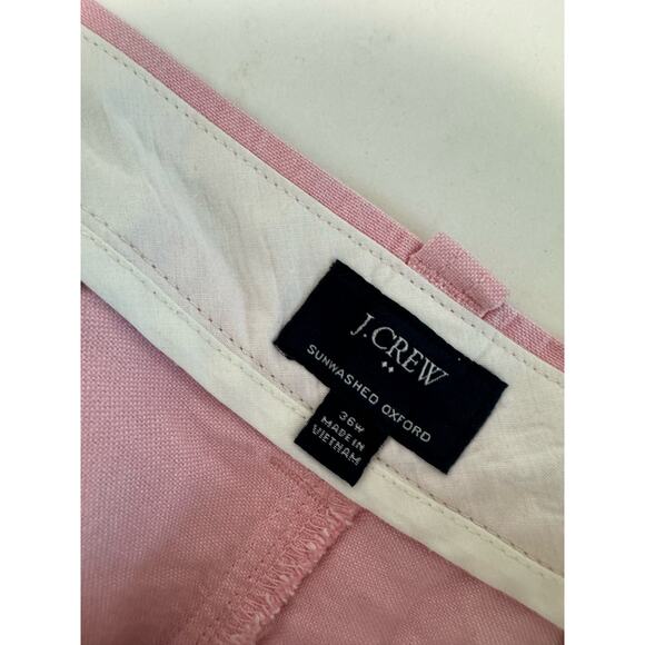 J. Crew Sunwashed Oxford Men's Shorts 36W 100% Cotton 9" Inseam‎ - Picture 4 of 7